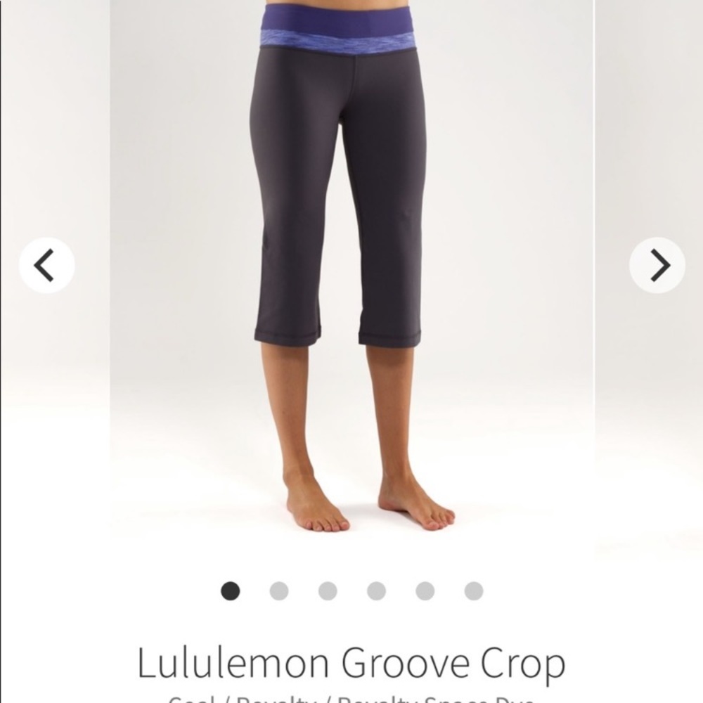 Lululemon “groove” Capris Pants 🌸 Size 4